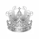 Queen's Crown tattoo design idea