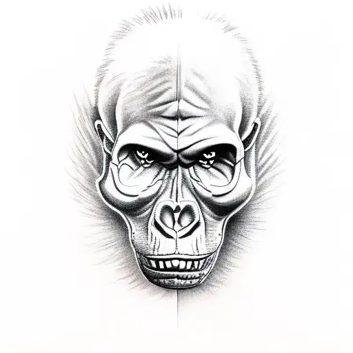 Berserk Gorilla tattoo by Brian Della Constanza | Photo 23734