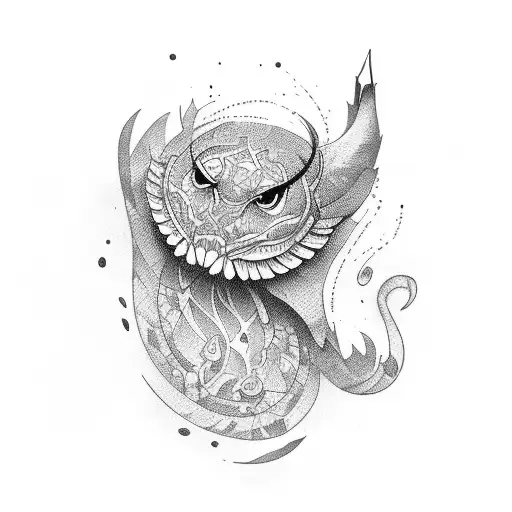 river Isla  tattoo design idea