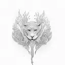 river Isla  tattoo design idea