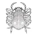 crab and turtle with jellyfish  tattoo design idea