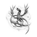 Rayquaza Pokemon tattoo design idea