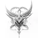 Rayquaza Pokemon tattoo design idea