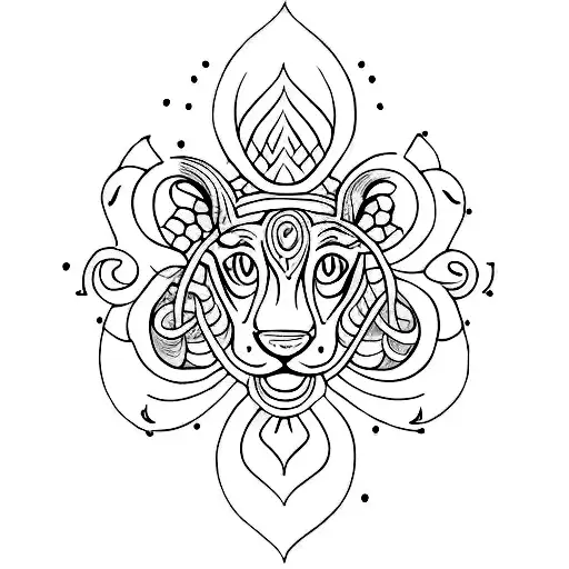 breathe in Sanskrit  tattoo design idea