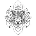 breathe in Sanskrit  tattoo design idea