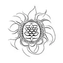 breathe in Sanskrit  tattoo design idea