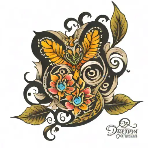 DEEPAK Mamta Tanvi tattoo design idea