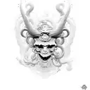 perseus with medusa's  tattoo design idea