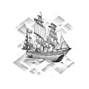 Say Burn the ships tattoo design idea