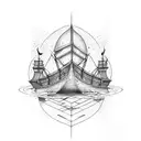 Say Burn the ships tattoo design idea