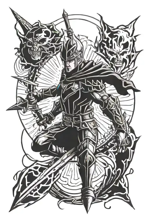 berserk guts eclipse tattoo design idea