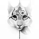 zodia berbec tattoo design idea