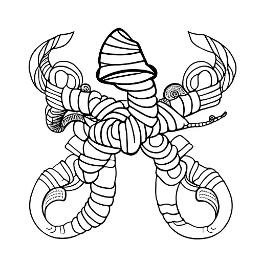 a cobra wrapped around a hat tattoo design idea