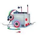 dj equipment, playing music, techno tattoo design idea