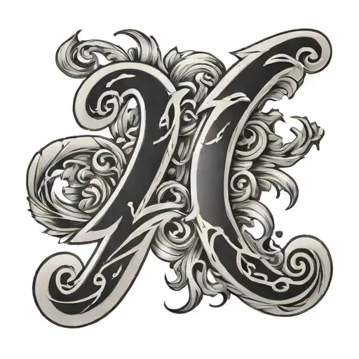222 numbers tattoo design idea
