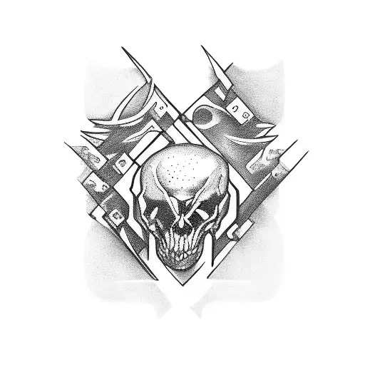 Johnny Silverhand tattoo design idea