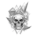 Johnny Silverhand tattoo design idea