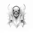 Johnny Silverhand tattoo design idea