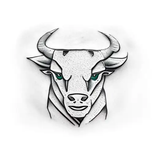 bulls and bears wall street tattoo design idea