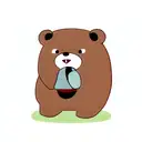 bulls vs bears tattoo design idea