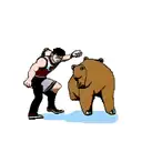 bulls vs bears tattoo design idea
