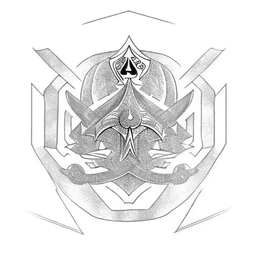 Ace of Spades tattoo design idea