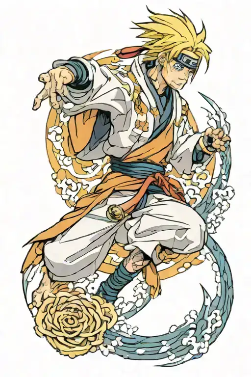 Minato namikaze sealing jutsu tattoo design idea