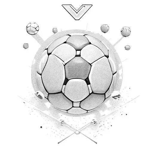 soccer player dedicates his goals to his unborn son tattoo design idea