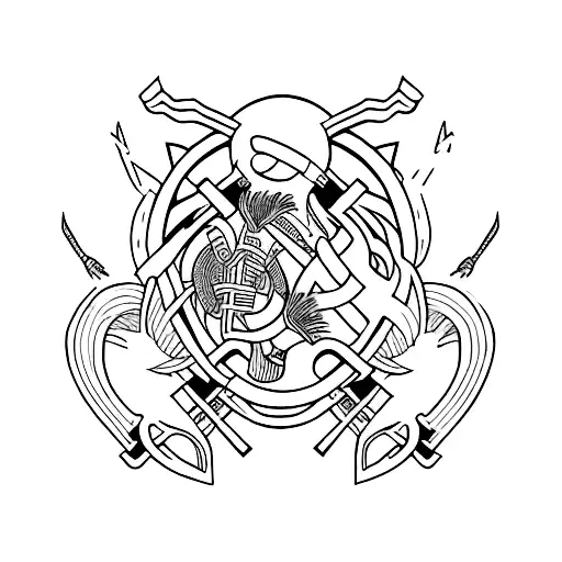 brothers in arms  tattoo design idea