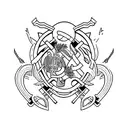 brothers in arms  tattoo design idea