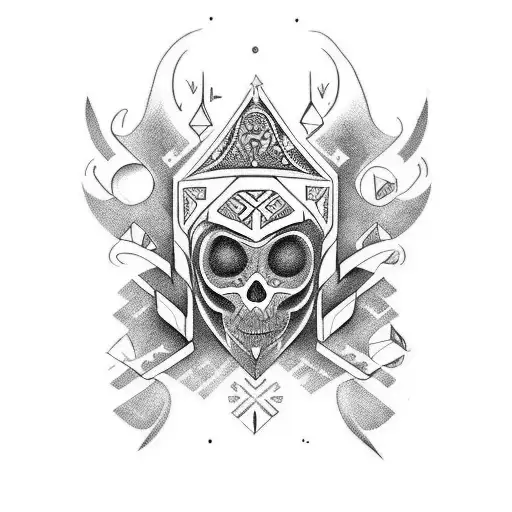 obatala guerrero tattoo design idea