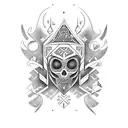 obatala guerrero tattoo design idea