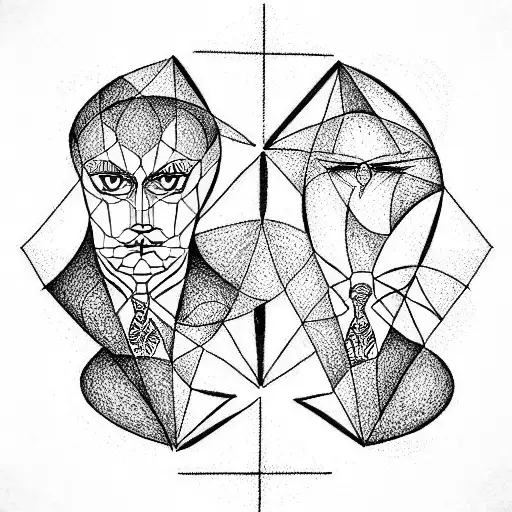 master and margarita bulgakov style tattoo design idea
