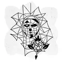 master and margarita bulgakov style tattoo design idea