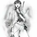 master and margarita bulgakov style tattoo design idea