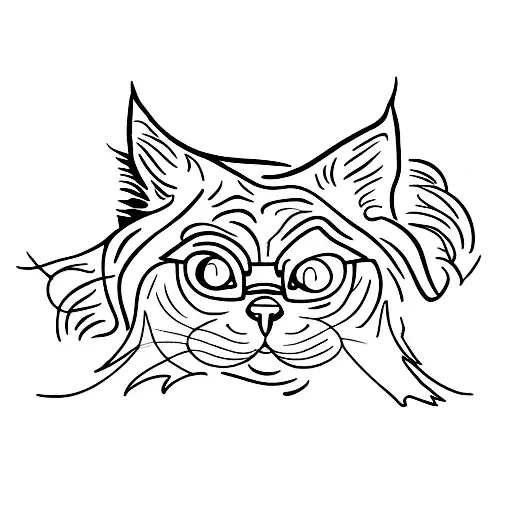 create cat feet and harry potter mixture include some nature  tattoo design idea