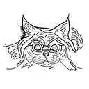 create cat feet and harry potter mixture include some nature  tattoo design idea