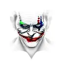 Joker tattoo design idea