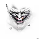 Joker tattoo design idea