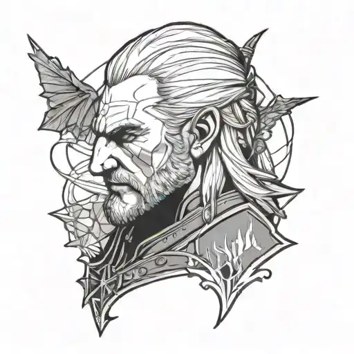 witcher 3 tattoo design idea