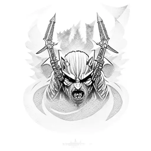 witcher 3 tattoo design idea