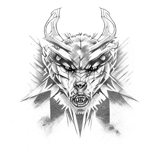 witcher 3 wild hunt tattoo design idea