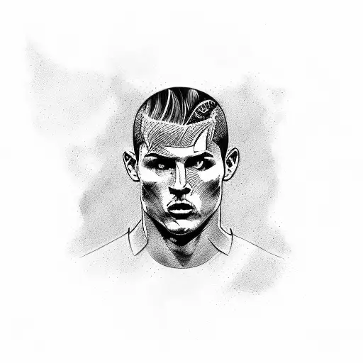 CR7 tattoo design idea