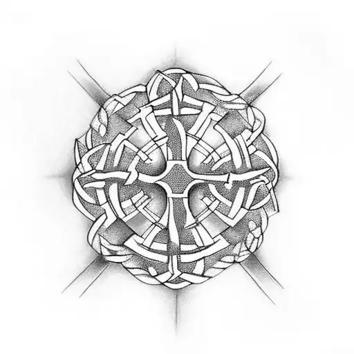 Celtic Cross  tattoo design idea