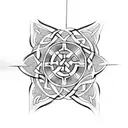 Celtic Cross  tattoo design idea