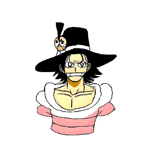 One piece zorro tattoo design idea