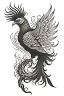 The phoenix is furious  tattoo design idea