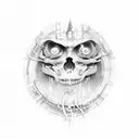 "slowly descend to the underworld" tattoo design idea