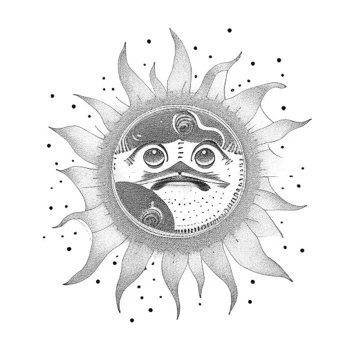 sunshine makes me happy tattoo design idea