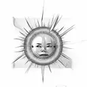 sunshine tattoo design idea